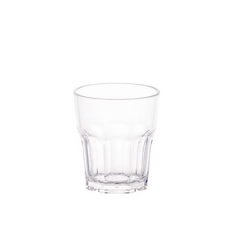 Image GOBELETS EMPILABLES 275 ML Ø 8,3/6x8,4 CM TRANSPARENT POLYCARBONATE (36 UNITÉ) #1