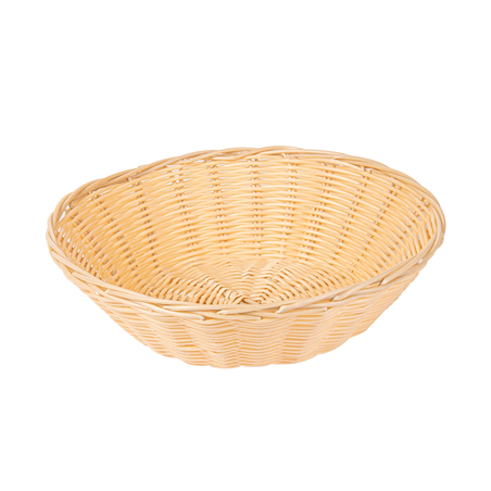 Image CORBEILLES SIMILAIRE OSIER RONDES  Ø 25x7 CM NATUREL PP (12 UNITÉ) #1