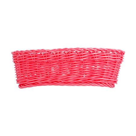 CORBEILLES SIMILAIRE OSIER ALLONGÉES  23x9x8 CM FUCHSIA PP (12 UNITÉ)