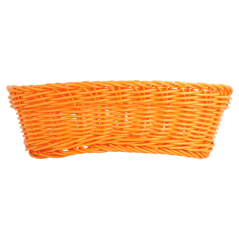 CORBEILLES SIMILAIRE OSIER ALLONGÉES  23x9x8 CM ORANGE PP (12 UNITÉ)