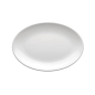 Image ASSIETTES OVALES 'ASAMI WARE'  23x16 CM BLANC MÉLAMINE (12 UNITÉ) #1