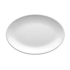 Image ASSIETTES OVALES 'ASAMI WARE' 46x32 CM BLANC MÉLAMINE (6 UNITÉ) #1