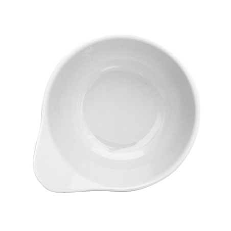 BOLS OVALES 'ASAMI WARE' 200 ML 12,4x10,7x6 CM BLANC MÉLAMINE (12 UNITÉ)