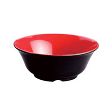 Image BOLS NOIR/ROUGE 'ASAMI WARE' 2600 ML Ø 25,4x10 CM MÉLAMINE (24 UNITÉ) #1