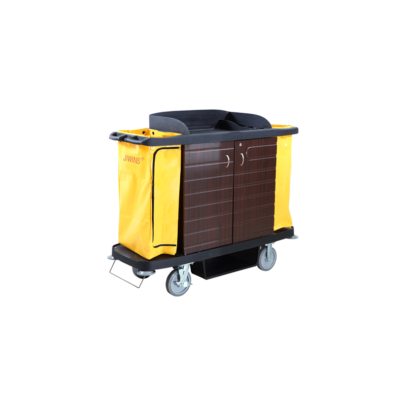 CHARIOT SERVICE DE CHAMBRES, AVEC PORTES 'ARROW' 153,6x55,4x125,2 CM NOIR PP (1 UNITÉ) CHARIOT SERVICE DE CHAMBRES, AVEC PORTES 'ARROW' 153,6x55,4x125,2 CM NOIR PP (1 UNITÉ)