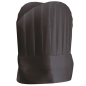 Image TOQUES CONTINENTAL CHEF'S "ROUND TOP"  25 CM NOIR AIRLAID (10 UNITÉ) #1