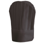 Image TOQUES CONTINENTAL CHEF'S "ROUND TOP"  30 CM NOIR AIRLAID (10 UNITÉ) #1