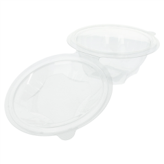 Image SALADIERS AVEC CHARNIÈRE 500 ML Ø 13,1x8,4 CM TRANSPARENT RPET (600 UNITÉ) #3