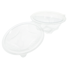 Image SALADIERS AVEC CHARNIÈRES 750 ML Ø 14,8x9,7 CM TRANSPARENT RPET (400 UNITÉ) #3