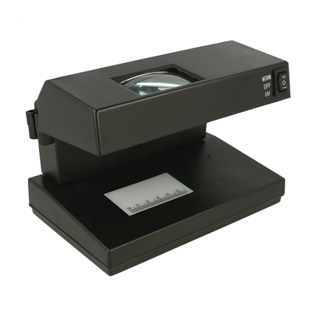 Image EURODÉTECTEUR FAUX BILLETS AC220-240V  18,5x12 CM NOIR PLASTIQUE (1 UNITÉ) #1