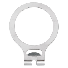 Image RONDELLES CINTRE ANTI VOL  Ø 4,8 CM ARGENTE METAL (50 UNITÉ) #1