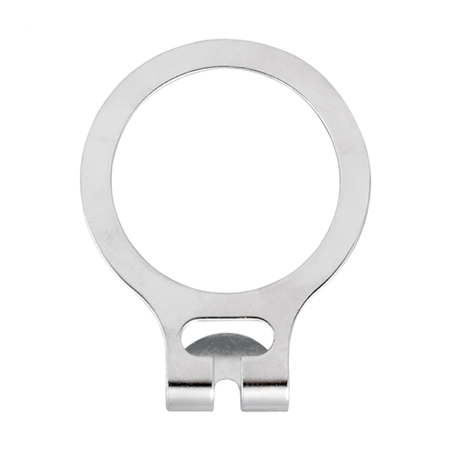 Image RONDELLES CINTRE ANTI VOL  Ø 4,8 CM ARGENTE METAL (50 UNITÉ) #1