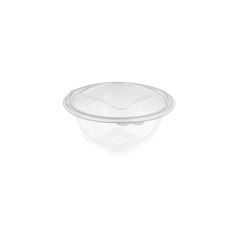 SALADIERS AVEC CHARNIÈRE 1500 ML Ø 18,2x12,1 CM TRANSPARENT RPET (300 UNITÉ)