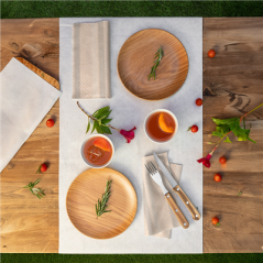 Image "TÊTE-À-TÊTE" PRÉ. 120CM (20 FEU.) 'LIKE LINEN' 70 G/M2 0,40x24 M BLANC SPUNLACE (6 UNITÉ) #3