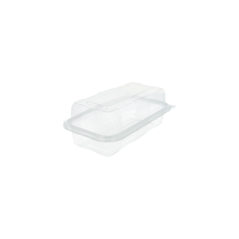RÉCIPIENTS PÂTISSERIES + COUVERCLE 750 ML 10,8x20,5x7,5 CM TRANSPARENT RPET (600 UNITÉ) RÉCIPIENTS PÂTISSERIES + COUVERCLE 750 ML 10,8x20,5x7,5 CM TRANSPARENT RPET (600 UNITÉ)