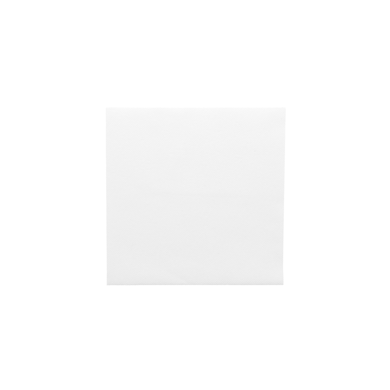 SERVIETTES  55 G/M2 40x40 CM BLANC AIRLAID (700 UNITÉ)