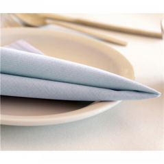 SERVIETTES 'LIKE LINEN' 70 G/M2 40x40 CM TURQUOISE SPUNLACE (600 UNITÉ)