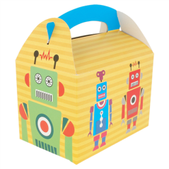 Image BOÎTES MENU ENFANT "ROBOT"  320 G/M2 15,50x10,50x17,50 CM QUADRICHROMIE CARTON (300 UNITÉ) #1