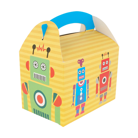 Image BOÎTES MENU ENFANT "ROBOT"  320 G/M2 15,50x10,50x17,50 CM QUADRICHROMIE CARTON (300 UNITÉ) #1