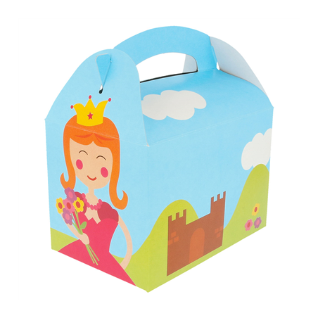 Image BOÎTES MENU ENFANT "CHÂTEAU"  320 G/M2 15,50x10,50x17,50 CM QUADRICHROMIE CARTON (300 UNITÉ) #1