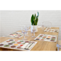 Image SETS DE TABLE OFFSET 'MADRÁS' 70 G/M2 31x43 CM QUADRICHROMIE PAPIER (2000 UNITÉ) #2