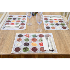 Image SETS DE TABLE OFFSET 'MADRÁS' 70 G/M2 31x43 CM QUADRICHROMIE PAPIER (2000 UNITÉ) #3