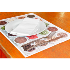 Image SETS DE TABLE OFFSET 'MADRÁS' 70 G/M2 31x43 CM QUADRICHROMIE PAPIER (2000 UNITÉ) #4