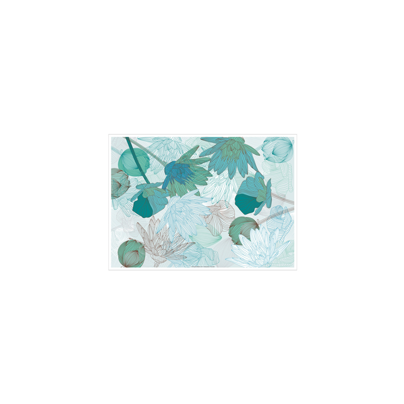 SETS DE TABLE OFFSET 'LOTUS' 70 G/M2 31x43 CM QUADRICHROMIE PAPIER (2000 UNITÉ)