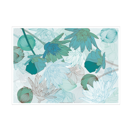 Image SETS DE TABLE OFFSET 'LOTUS' 70 G/M2 31x43 CM QUADRICHROMIE PAPIER (2000 UNITÉ) #1