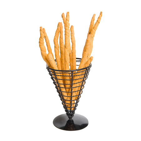 BASKET  Ø 12,8x22,5 CM NOIR ACIER (1 UNITÉ)