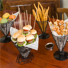 Image BASKET  Ø 12,8x22,5 CM NOIR ACIER (1 UNITÉ) #3