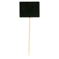 Image PIQUES "ARDOISE"  3,5x2,5x9 (h) CM NOIR BAMBOU (100 UNITÉ) #1