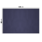 Image NAPPES PLIAGE M  48 G/M2 80x120 CM BLEU MARINE CELLULOSE (200 UNITÉ) #2