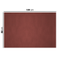 Image NAPPES PLIAGE M  48 G/M2 80x120 CM BORDEAUX CELLULOSE (200 UNITÉ) #2