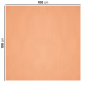 Image NAPPES PLIAGE M  48 G/M2 100x100 CM SAUMON CELLULOSE (200 UNITÉ) #2
