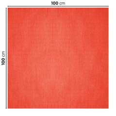 NAPPES PLIAGE M  48 G/M2 100x100 CM ROUGE CELLULOSE (200 UNITÉ)