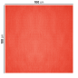 Image NAPPES PLIAGE M  48 G/M2 100x100 CM ROUGE CELLULOSE (200 UNITÉ) #2