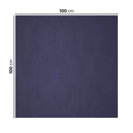 NAPPES PLIAGE M  48 G/M2 100x100 CM BLEU MARINE CELLULOSE (200 UNITÉ)