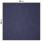 Image NAPPES PLIAGE M  48 G/M2 100x100 CM BLEU MARINE CELLULOSE (200 UNITÉ) #2