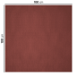 Image NAPPES PLIAGE M  48 G/M2 100x100 CM BORDEAUX CELLULOSE (200 UNITÉ) #2