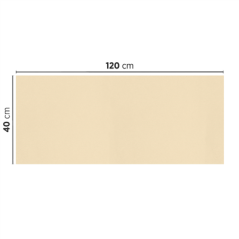"TÊTE-À-TÊTE" PLIAGE 1/2 55 G/M2 40x120 CM IVOIRE AIRLAID (400 UNITÉ)