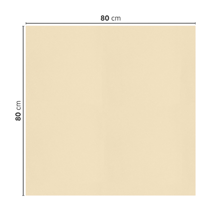 NAPPES PLIAGE Z 55 G/M2 80x80 CM IVOIRE AIRLAID (200 UNITÉ)