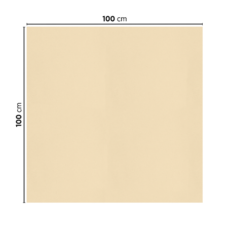 NAPPES PLIAGE Z  55 G/M2 100x100 CM IVOIRE AIRLAID (200 UNITÉ)