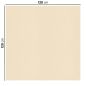 Image NAPPES PLIAGE M  55 G/M2 120x120 CM IVOIRE AIRLAID (200 UNITÉ) #2