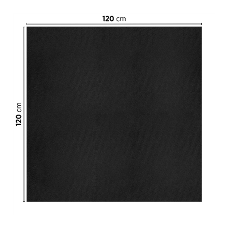 NAPPES PLIAGE M  55 G/M2 120x120 CM NOIR AIRLAID (200 UNITÉ)