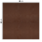Image SETS DE TABLE PLIAGE Z 'SPUNBOND' 60 G/M2 100x100 CM CHOCOLAT PP (200 UNITÉ) #2