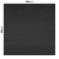 Image SETS DE TABLE PLIAGE Z 'SPUNBOND' 60 G/M2 100x100 CM NOIR PP (200 UNITÉ) #2