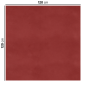 Image SETS DE TABLE PLIAGE M 'SPUNBOND' 60 G/M2 120x120 CM BORDEAUX PP (200 UNITÉ) #2