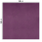 Image SETS DE TABLE PLIAGE M 'SPUNBOND' 60 G/M2 120x120 CM VIOLET PP (200 UNITÉ) #2