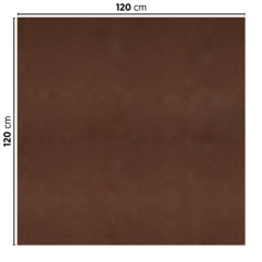 SETS DE TABLE PLIAGE M 'SPUNBOND' 60 G/M2 120x120 CM CHOCOLAT PP (200 UNITÉ)